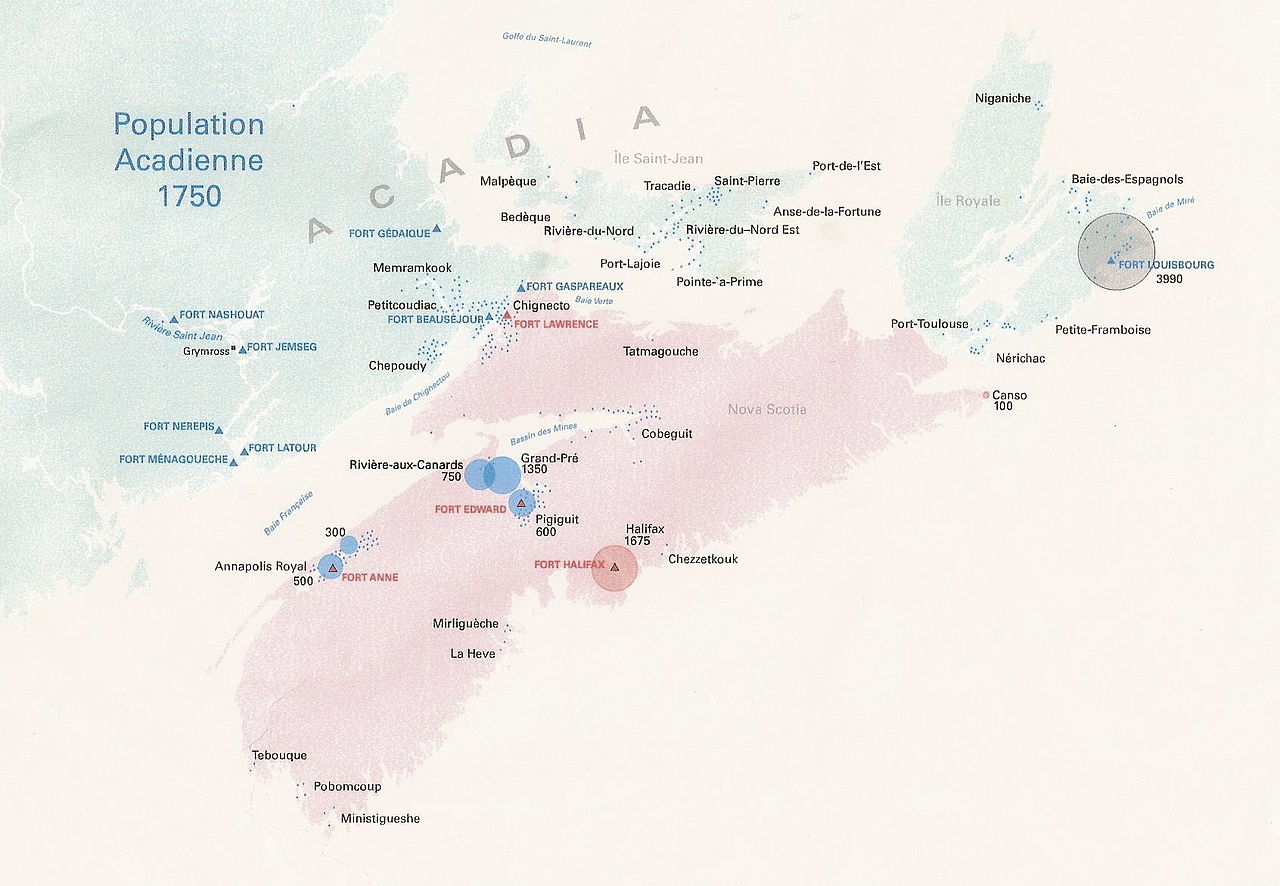Acadie - 1750